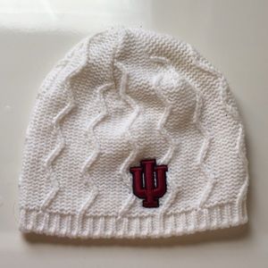IU Beanie - only worn once! White